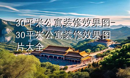 30平米公寓装修效果图-30平米公寓装修效果图片大全