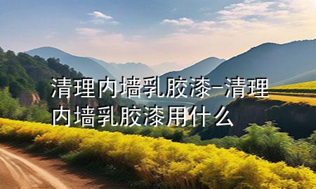 清理内墙乳胶漆-清理内墙乳胶漆用什么