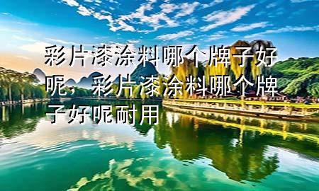 彩片漆涂料哪个牌子好呢，彩片漆涂料哪个牌子好呢耐用