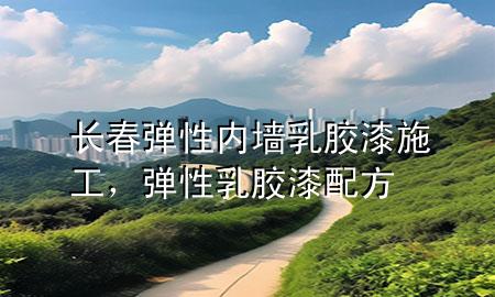 长春弹性内墙乳胶漆施工，弹性乳胶漆配方