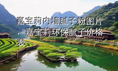 嘉宝莉内墙腻子粉图片，嘉宝莉环保腻子价格表