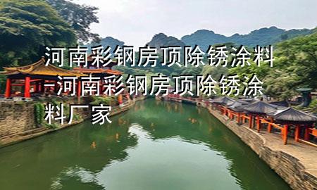 河南彩钢房顶除锈涂料-河南彩钢房顶除锈涂料厂家