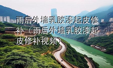 雨后外墙乳胶漆起皮修补（雨后外墙乳胶漆起皮修补视频）