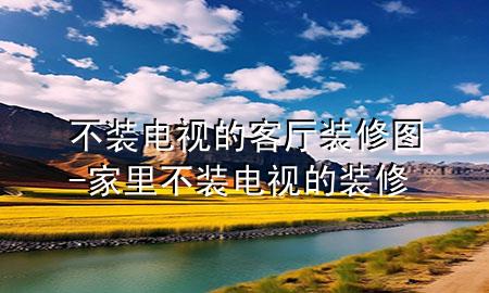 不装电视的客厅装修图-家里不装电视的装修