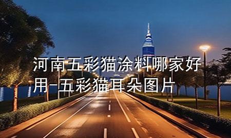 河南五彩猫涂料哪家好用-五彩猫耳朵图片
