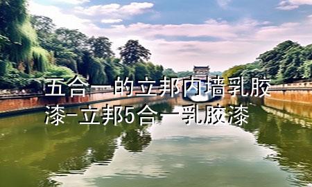 五合一的立邦内墙乳胶漆-立邦5合一乳胶漆