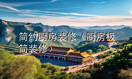 简约厨房装修（厨房极简装修）