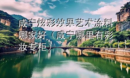 咸宁炫彩效果艺术涂料哪家好（咸宁哪里有彩妆专柜）