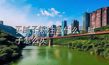 买腻子粉注意什么，腻子怎么买