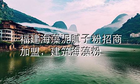 福建海藻泥腻子粉招商加盟，建筑海藻粉