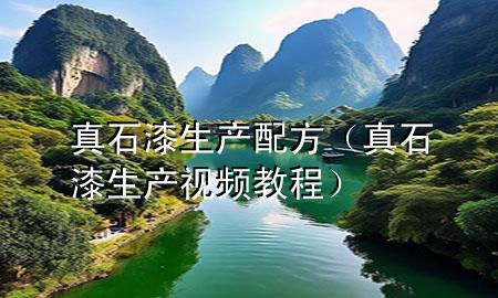 真石漆生产配方（真石漆生产视频教程）