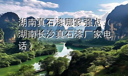 湖南真石漆哪家强点（湖南长沙真石漆厂家电话）