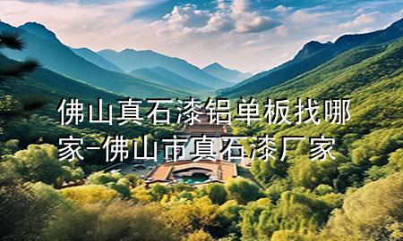 佛山真石漆铝单板找哪家-佛山市真石漆厂家