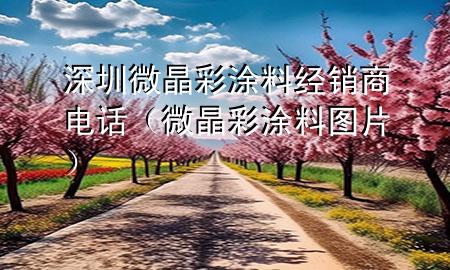 深圳微晶彩涂料经销商电话（微晶彩涂料图片）
