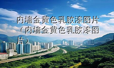 内墙金黄色乳胶漆图片（内墙金黄色乳胶漆图片）