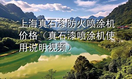 上海真石漆防火喷涂机价格（真石漆喷涂机使用说明视频）