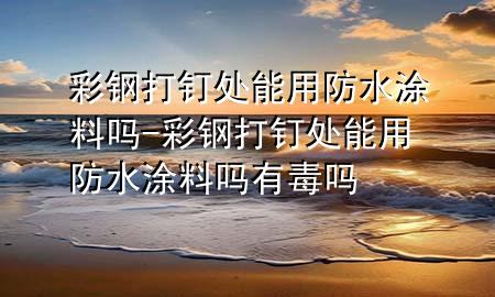 彩钢打钉处能用防水涂料吗-彩钢打钉处能用防水涂料吗有毒吗