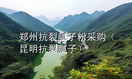 郑州抗裂腻子粉采购（昆明抗裂腻子）