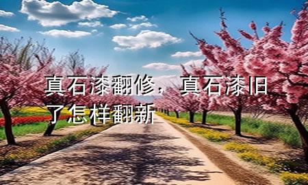 真石漆翻修，真石漆旧了怎样翻新