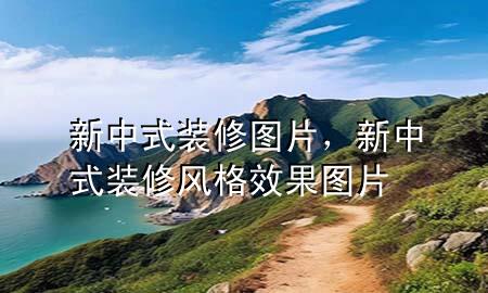 新中式装修图片，新中式装修风格效果图片