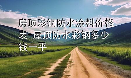 房顶彩钢防水涂料价格表-屋顶防水彩钢多少钱一平