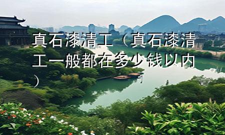 真石漆清工（真石漆清工一般都在多少钱以内）