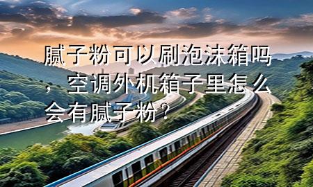 腻子粉可以刷泡沫箱吗，空调外机箱子里怎么会有腻子粉？