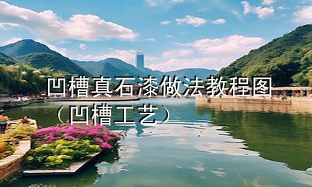 凹槽真石漆做法教程图（凹槽工艺）