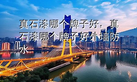 真石漆哪个牌子好，真石漆哪个牌子好外墙防水