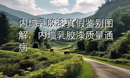 内墙乳胶漆真假鉴别图解，内墙乳胶漆质量通病