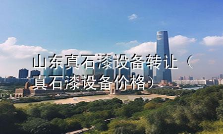 山东真石漆设备转让（真石漆设备价格）