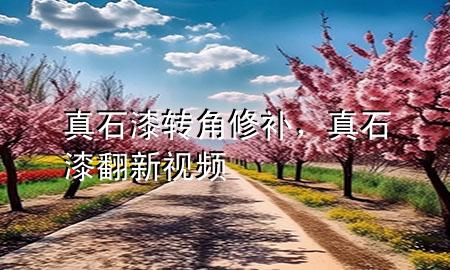 真石漆转角修补，真石漆翻新视频