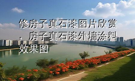 修房子真石漆图片欣赏，房子真石漆外墙涂料效果图