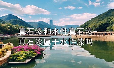 真石漆和水性真石漆-真石漆属于水性漆吗