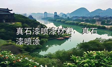 真石漆喷漆材料，真石漆喷涂