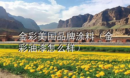 金彩美国品牌涂料（金彩油漆怎么样）
