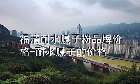 福清耐水腻子粉品牌价格-耐水腻子的价格