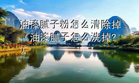 油漆腻子粉怎么清除掉（油漆腻子怎么洗掉?）