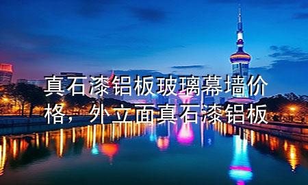 真石漆铝板玻璃幕墙价格，外立面 真石漆 铝板