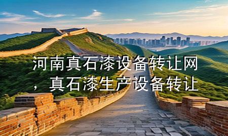 河南真石漆设备转让网，真石漆生产设备转让