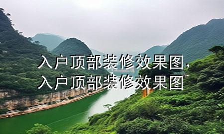 入户顶部装修效果图，入户顶部装修效果图