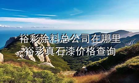 裕彩涂料总公司在哪里-裕彩真石漆价格查询
