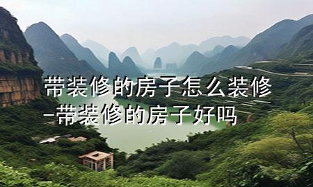 带装修的房子怎么装修-带装修的房子好吗