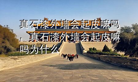 真石漆外墙会起皮嘛吗，真石漆外墙会起皮嘛吗为什么