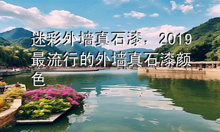 迷彩外墙真石漆，2019最流行的外墙真石漆颜色