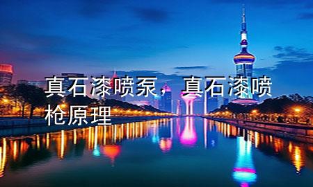 真石漆喷泵，真石漆喷枪原理