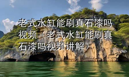 老式水缸能刷真石漆吗视频（老式水缸能刷真石漆吗视频讲解）